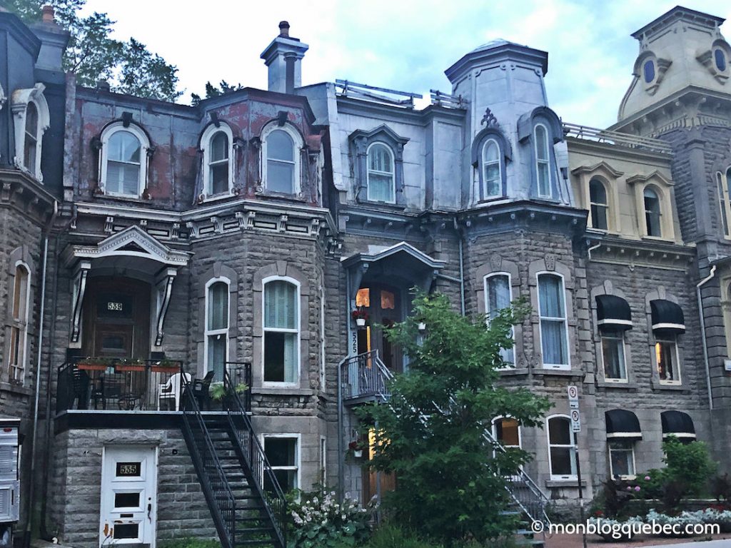 Québec quartier animé