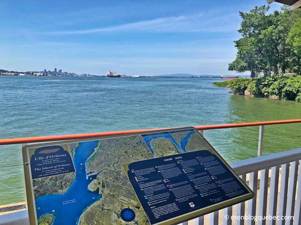 Ile d'Orléans Carte touristique