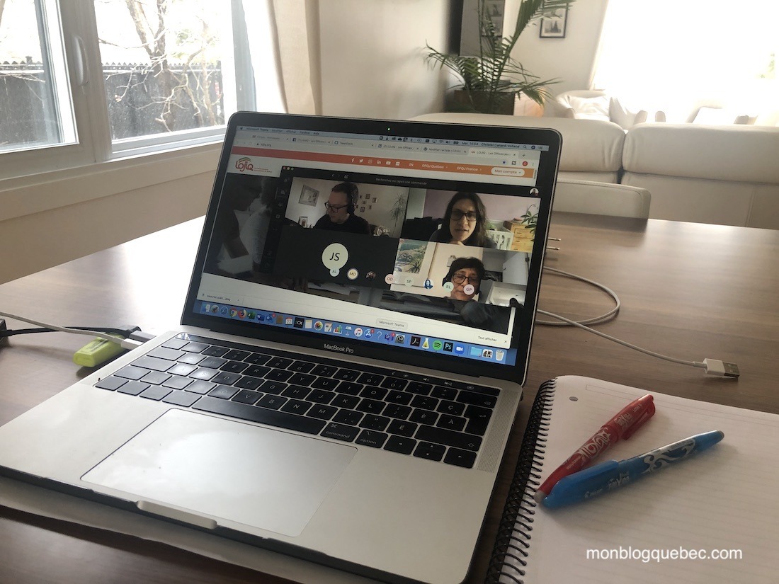 Ma vie d'expatriée en confinement à Montréal le télétravail